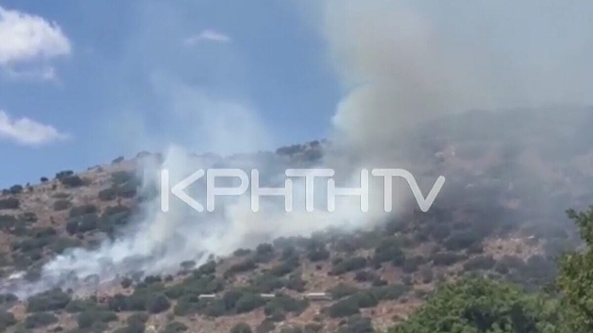 Κρήτη: Ενεργά τρία μέτωπα φωτιάς σε Γάζι, Ιεράπετρα και Βιάννο 1 Κρήτη: Ενεργά τρία μέτωπα φωτιάς σε Γάζι, Ιεράπετρα και Βιάννο