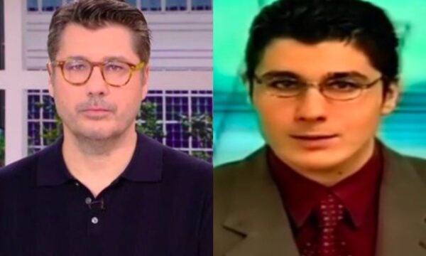 Retro tv: Αγνώριστος ο Λάμπρος Κωνσταντάρας σε σπάνιο βίντεο από την πρώτη του εμφάνιση στην τηλεόραση