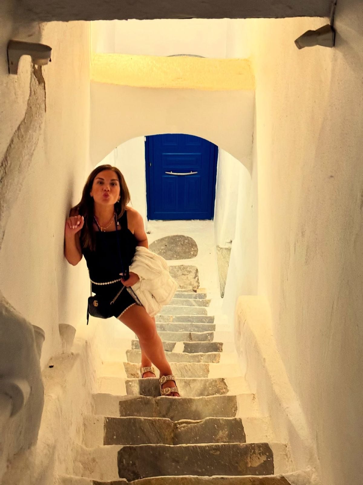 Η ανάρτηση της Βάσως Λασκαράκη από τις διακοπές της στις Κυκλάδες