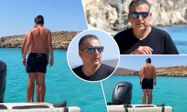 Ο Γιώργος Λιάγκας: Ο γιος του έγινε 15 ετών και η ομοιότητά τους στις νέες φωτογραφίες από τη Μύκονο δεν κρύβεται