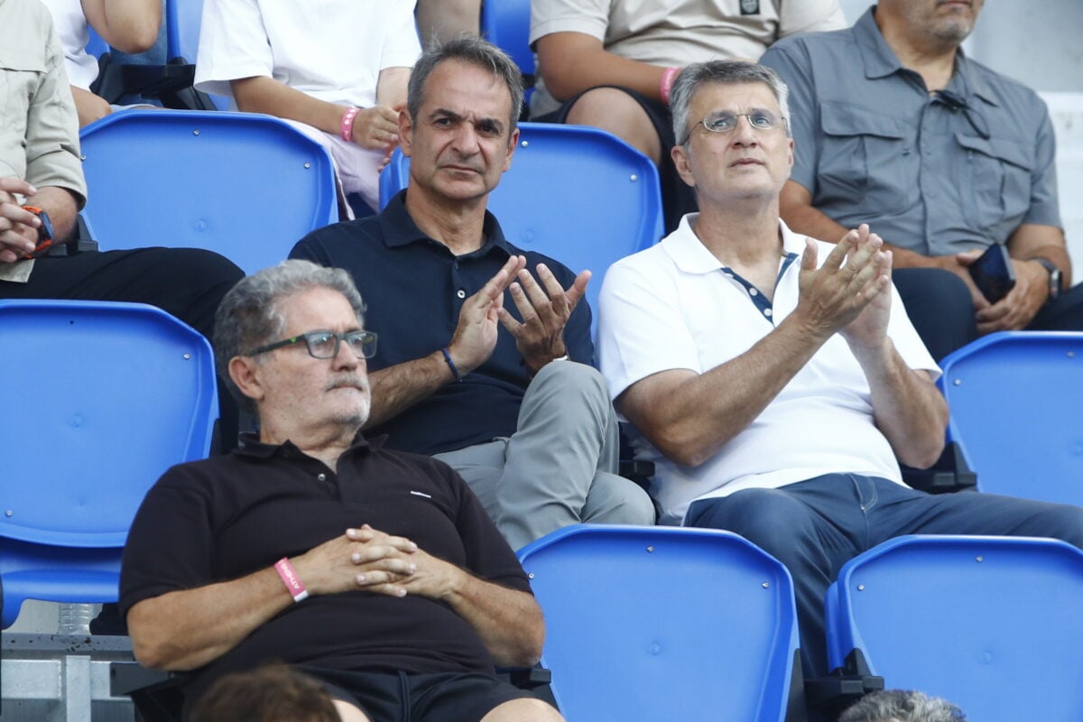 Κυριάκος Μητσοτάκης χειροκρότησε τη Μαρία Σάκκαρη στο τουρνουά της Αθήνας – Στο box της ο Κωνσταντίνος Μητσοτάκης