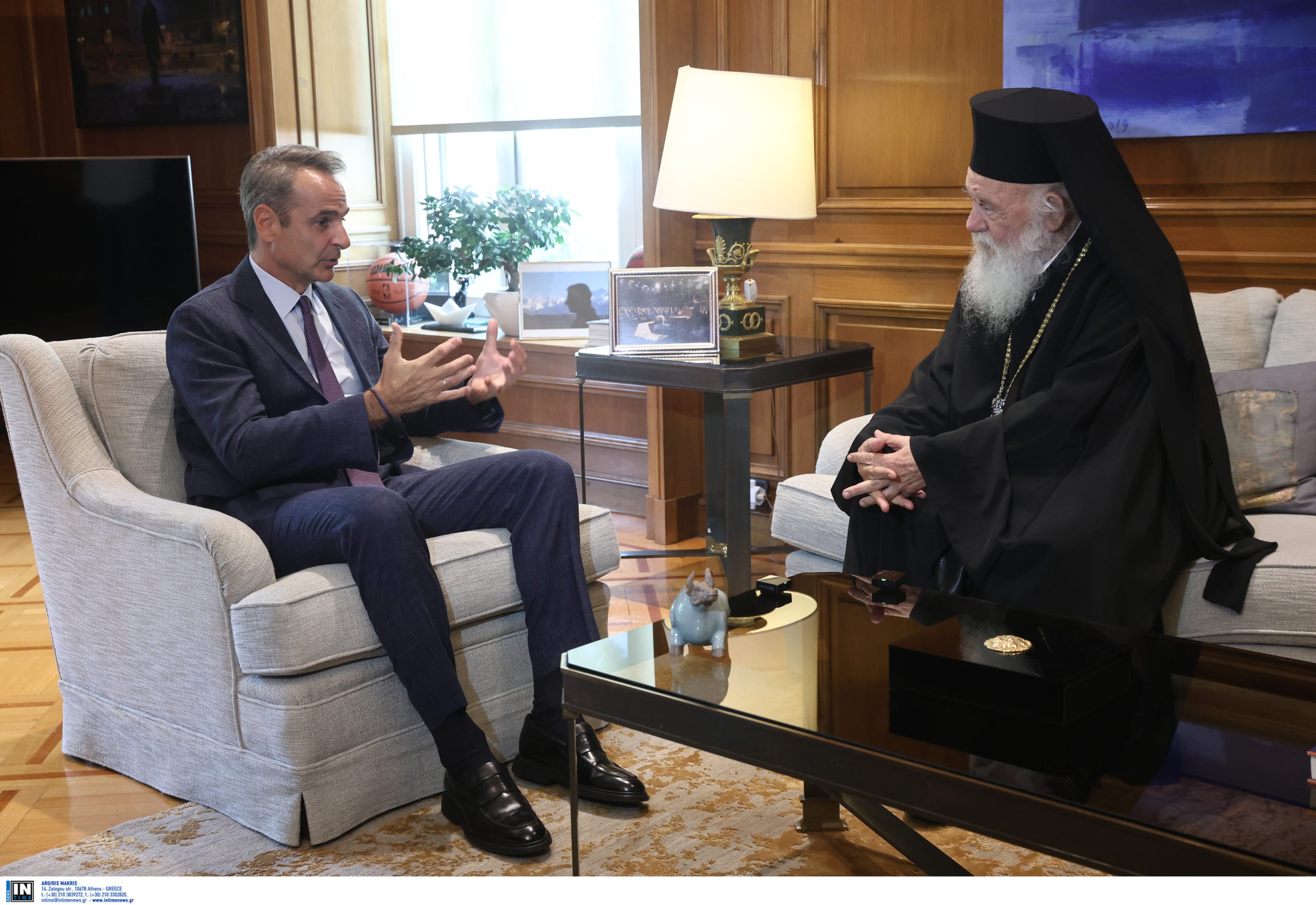 Κυριάκος Μητσοτάκης δείπνησε με τον Αρχιεπίσκοπο Ιερώνυμο: Τι συζήτησαν
