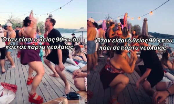 Δανάη Μπάρκα: Χορός σε έξοδό της με μίνι σορτσάκι – βίντεο
