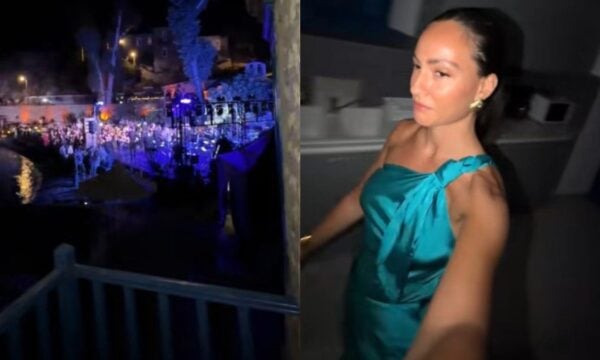 Μαρία Παπαγεωργίου: Η πρώην του Βασάλου είχε την πιο προνομιακή θέα στην Ύδρα. Το βίντεο από το πριβέ event Ρέμου – Βανδή