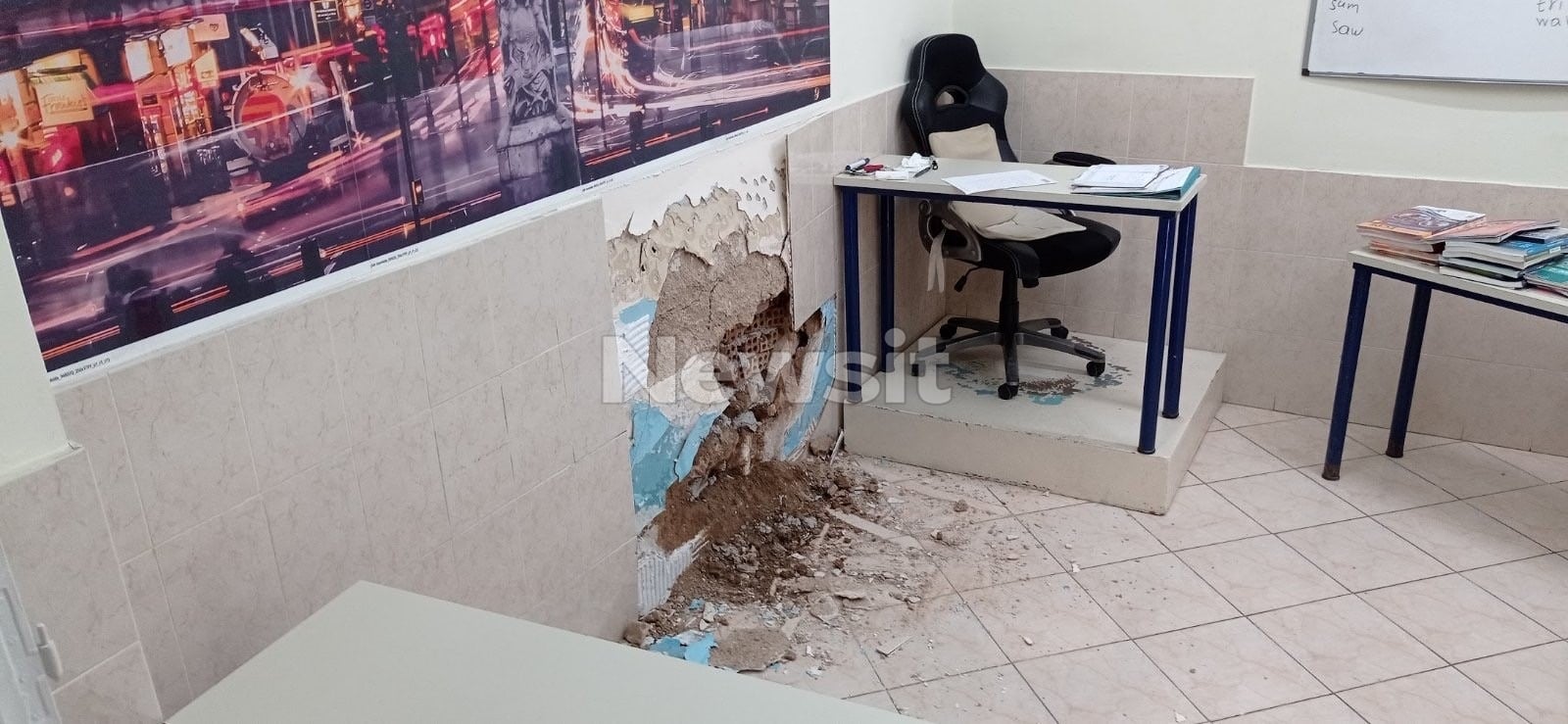 «Το κτίριο ξεκόλλησε και έφυγε σαν σεισμός», αποκαλύπτει ιδιοκτήτης πολυκατοικίας στον Βοτανικό που έγειρε εξαιτίας εργασιών στο διπλανό οικόπεδο