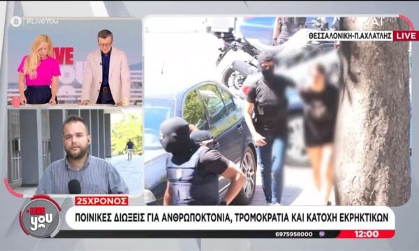 25χρονος – Θεσσαλονίκη: Ποινικές διώξεις για ανθρωποκτονία, τρομοκρατία και κατοχή εκρηκτικών