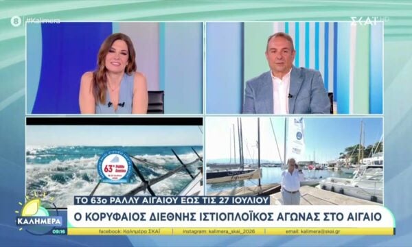 63ο Ράλλυ Αιγαίου: Ο κορυφαίος ιστιοπλοϊκός αγώνας  στο Αιγαίο έως τις 27 Ιουλίου
