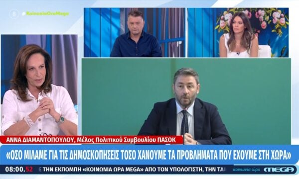 Α. Διαμαντοπούλου: «Δεν είναι λογικό να έχουμε 17 δημοσκοπήσεις σε 30 μέρες»