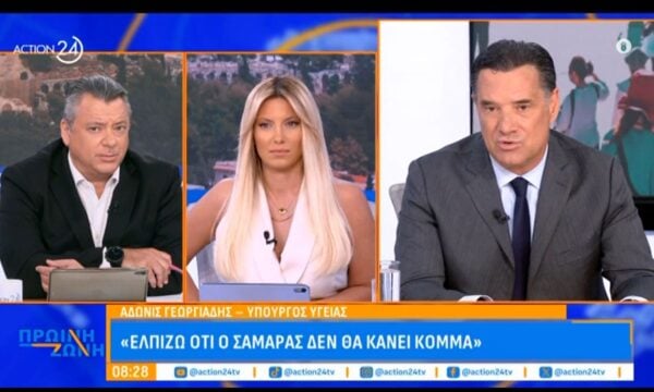 Α. Γεωργιάδης: «Ελπίζω ότι ο Σαμαράς δεν θα κάνει κόμμα»