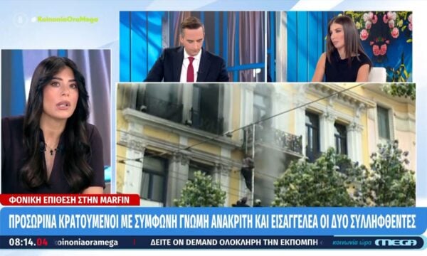 Α. Λατινοπούλου για Marfin: «Όλο αυτό προέρχεται από την αριστερή βία και τρομοκρατία»