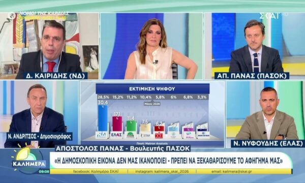 Α. Πάνας: “Η δημοσκοπική εικόνα δεν μας ικανοποιεί – Πρέπει να ξεκαθαρίσουμε το αφήγημά μας”