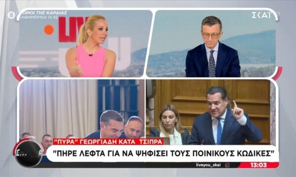 Α. Πορτοσάλτε: «Ο Α. Γεωργιάδης για ακόμη μια φορά παίρνει πάνω του όλη την Κυβέρνηση»