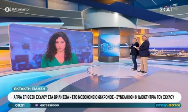 Άγρια επίθεση σκύλου στα Βριλήσσια –  Στο νοσοκομείο 66χρονος