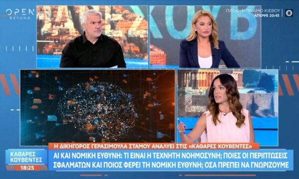 AI και νομική ευθύνη: Tι είναι η τεχνητή νοημοσύνη – Όσα πρέπει να γνωρίζουμε