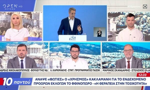 Άναψε φωτιές ο «χρησμός» Κακλαμάνη για το ενδεχόμενο πρόωρων εκλογών για το φθινόπωρο