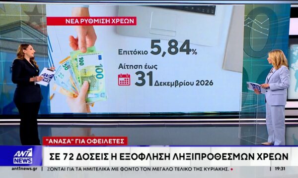 “Ανάσα” για οφειλέτες – Σε 72 δόσεις η εξόφληση ληξιπρόθεσμων οφειλών