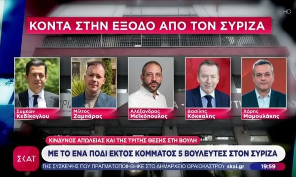 Άνω κάτω ο ΣΥΡΙΖΑ λόγω Τσίπρα – Με το ένα πόδι εκτός κόμματος πέντε βουλευτές