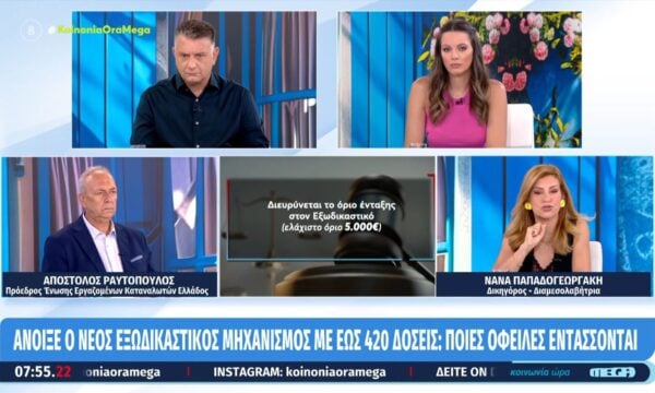 Άνοιξε ο νέος εξωδικαστικός μηχανισμός με έως 420 δόσεις – Ποιες οφειλές εντάσσονται
