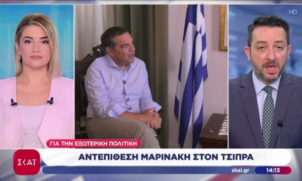 Αντεπίθεση Μαρινάκη στον Τσίπρα για την εξωτερική πολιτική