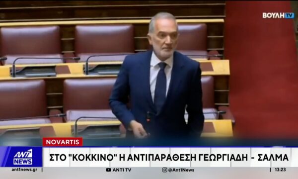 Από τη Βουλή στις δικαστικές αίθουσες φαίνεται να μεταφέρεται η κόντρα Γεωργιάδη – Σαλμά