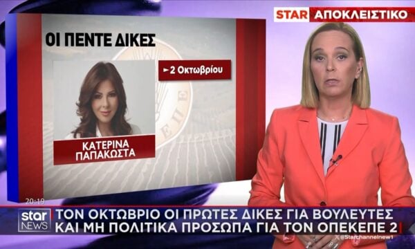Αποκλειστικό: Τον Οκτώβριο οι πρώτες δίκες για βουλευτές και μη πολιτικά πρόσωπα για τον ΟΠΕΚΕΠΕ 2