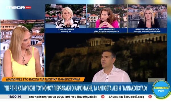 Χ. Κεφαλίδου: «Ο Τσίπρας έβαλε ταφόπλακα στη δημόσια εκπαίδευση»