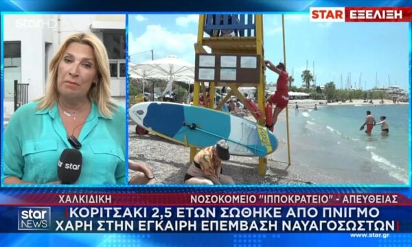 Χαλκιδική: Κοριτσάκι 2,5 ετών σώθηκε από πνιγμό