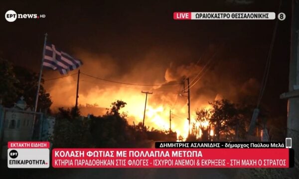Δ. Ασλανίδης, δήμαρχος Παύλου Μελά: «Η μισή Θεσσαλονίκη έχει καλυφθεί με καπνό»