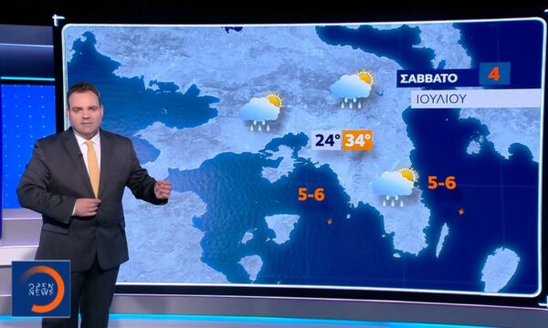Δελτίο Καιρού 03/07/2026