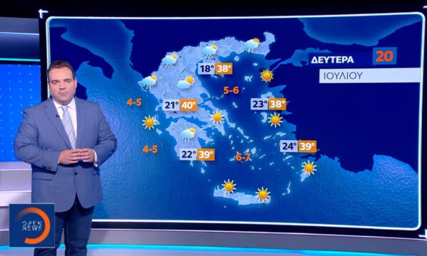 Δελτίο καιρού 19/07/2026