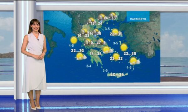 Δελτίο καιρού στις 20:00 – 01-07-2026