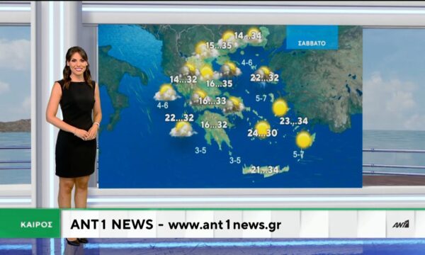 Δελτίο καιρού στις 20:00 – 02-07-2026