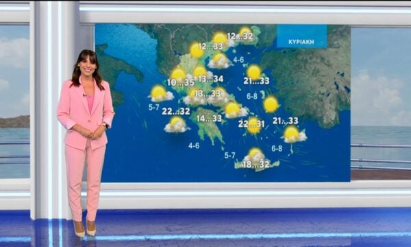 Δελτίο καιρού στις 20:00 – 03-07-2026