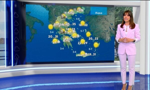 Δελτίο καιρού στις 20:00 – 06-07-2026