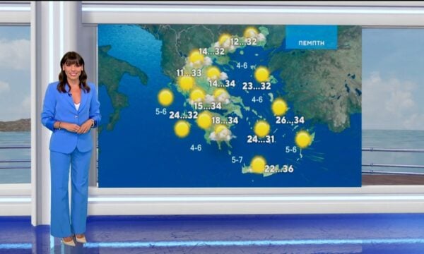 Δελτίο καιρού στις 20:00 – 21-07-2026
