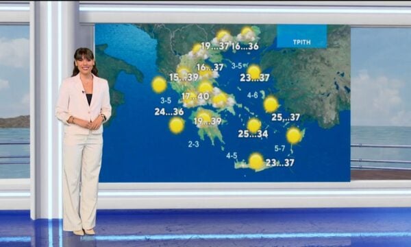 Δελτίο καιρού στις 20:00 – 26-07-2026
