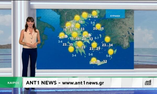 Δελτίο καιρού στις 20:00 – 31-07-2026