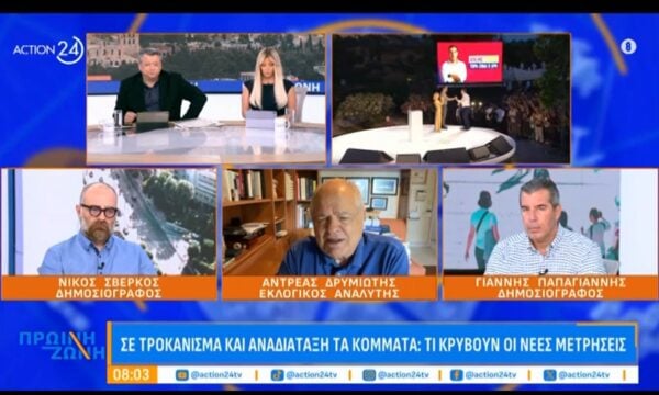 Δημοσκόπηση GPO: Πρώτη σταθερά η ΝΔ με 29,3%, δεύτερη η ΕΛ.Α.Σ – ΠΑΣΟΚ και Καρυστιανού σε πτωτική πορεία