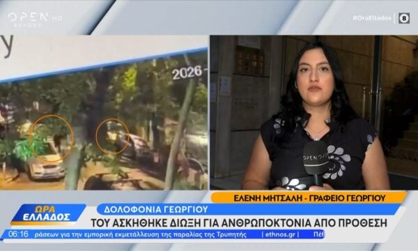 Δολοφονία Γεωργίου: Ασκήθηκε δίωξη για ανθρωποκτονία από πρόθεση στον δολοφόνο