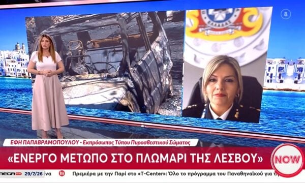 Έφη Παπαβραμοπούλου: «Μήνυμα 112 για πυρκαγιά στην κρύα βρύση»