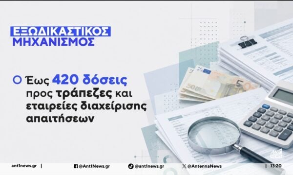 Εξωδικαστικός μηχανισμός: Ανοίγει η πλατφόρμα για την υποβολή αιτήσεων