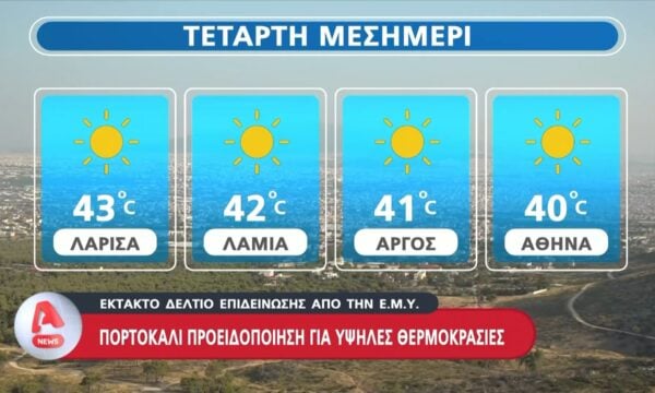 Έκτακτο δελτίο επιδύνωσης καιρού από την ΕΜΥ – “Κόκκινος” συναγερμός για την Ατική