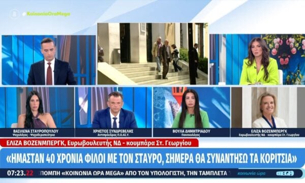 Ελ. Βόζενμπεργκ για Στ. Γεωργίου: «Χάθηκε ένας άξιος συνάδελφος που δεν είχε προκαλέσει ποτέ κανέναν»
