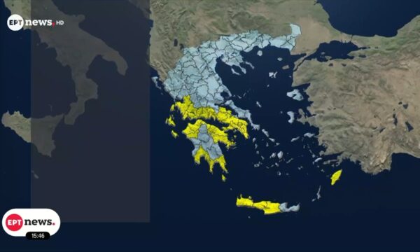 Έως τους 38 βαθμούς σήμερα ο υδράργυρος – Μπόρες και καταιγίδες στα ηπειρωτικά