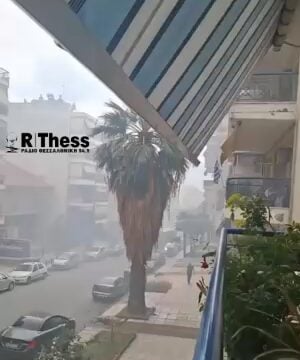 Φωτιά σε φαρμακείο στον Εύοσμο Θεσσαλονίκης