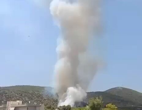 Φωτιά στη Σαλαμίνα