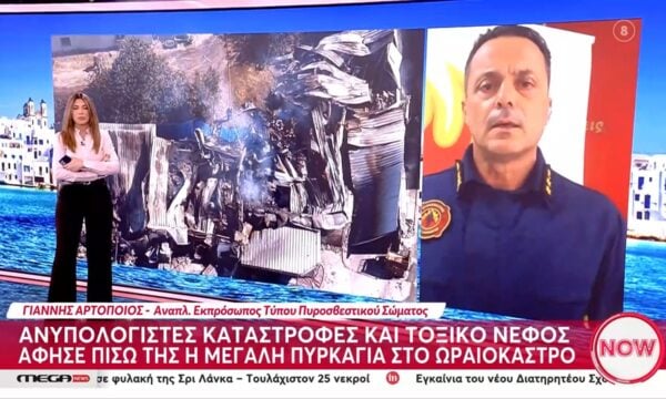 Γ. Αρτοποιός: «Υπόχρεος για τον καθαρισμό του οικοπέδου είναι ο οικοπεδούχος»