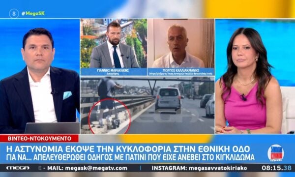 Γ. Καλλιακμάνης για οδηγούς πατινιών: «Δεν έχουν αντιληφθεί ότι κινδυνεύουν»