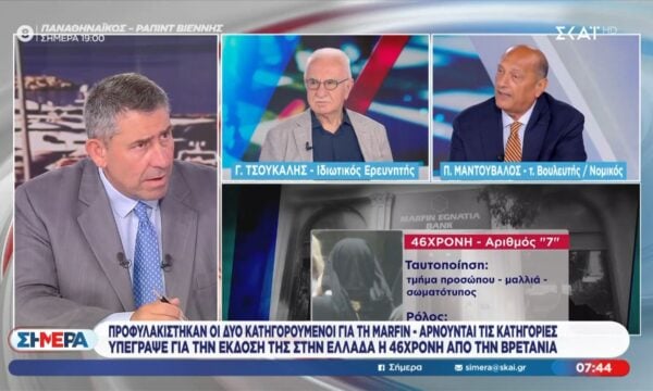 Γ. Τσούκαλης για Marfin: «Η Αστυνομία κινείται σε ρυθμούς F35»