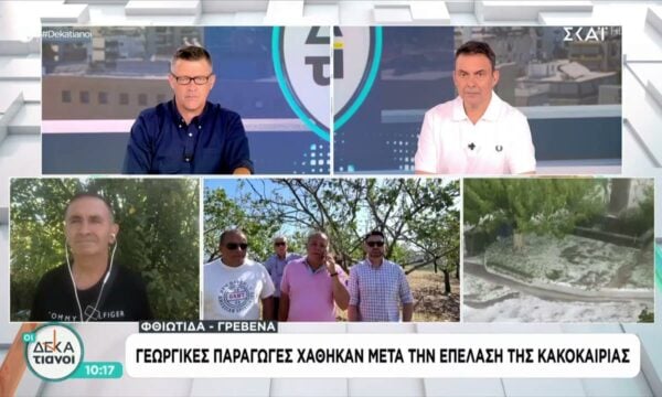 Γεωργικές παραγωγές χάθηκαν μετά την επέλαση της κακοκαιρίας